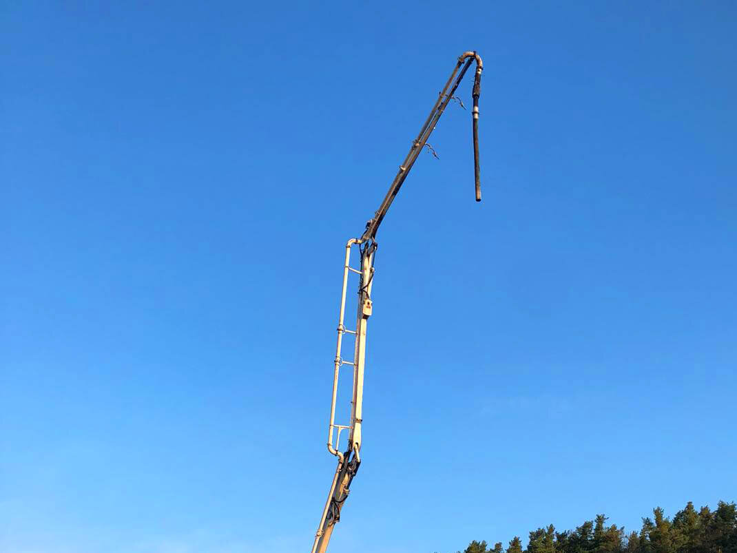 Gießer für Betondeckenplatte im Kellerbau